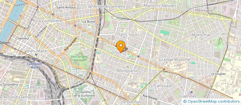 localisation de l'entreprise MADAME YAN SHANG  LYON