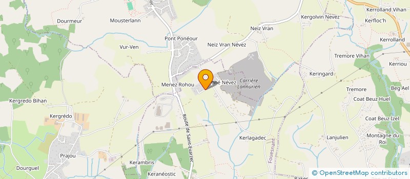 localisation de l'entreprise MADAME YAN SONG LI  SAINT-EVARZEC