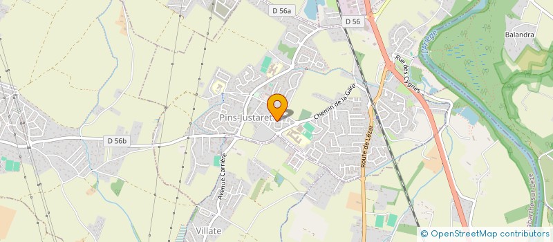 localisation de l'entreprise MADAME YAN ZHENG  PINS-JUSTARET