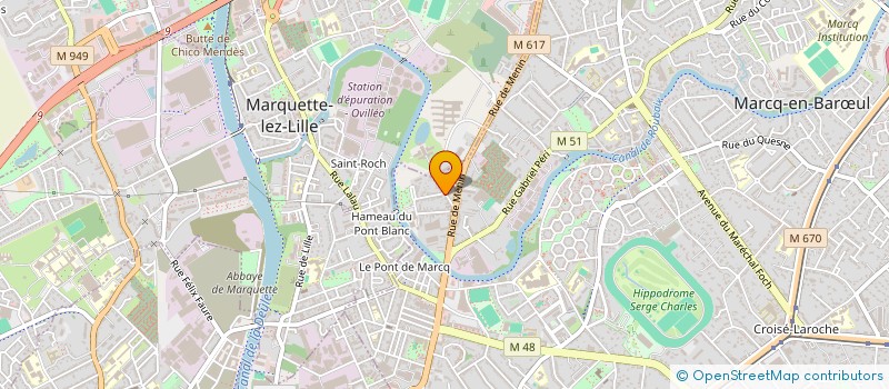 localisation de l'entreprise MADAME YANA CAPOEN à MARCQ-EN-BARŒUL