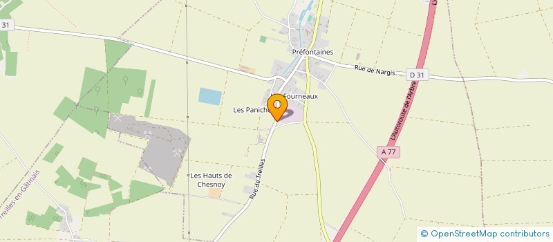 localisation de l'entreprise MADAME YANA KHOLODULKINA à PREFONTAINES