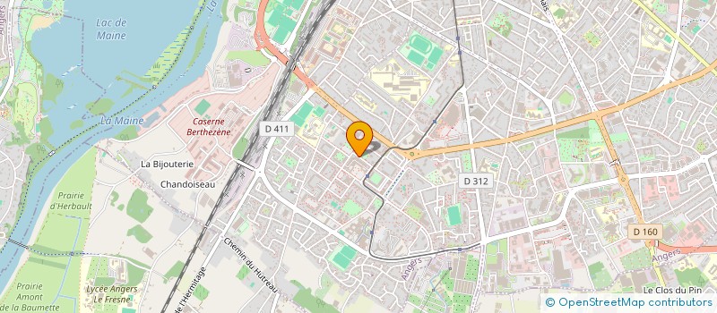 localisation de l'entreprise MADAME YANA MGOEVA  ANGERS