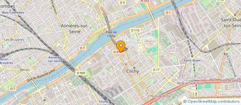 localisation de l'entreprise MADAME YANA PROPISTSOVA à CLICHY