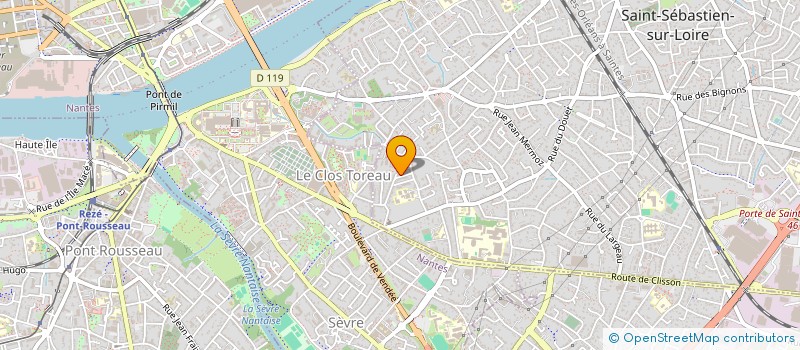 localisation de l'entreprise MADAME YANA SHEVCHENKO  SAINT-SEBASTIEN-SUR-LOIRE