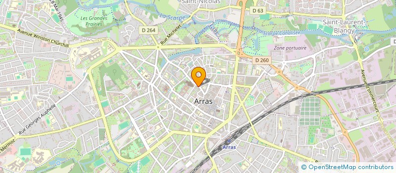 localisation de l'entreprise MADAME YANAELLE COLLIN à ARRAS