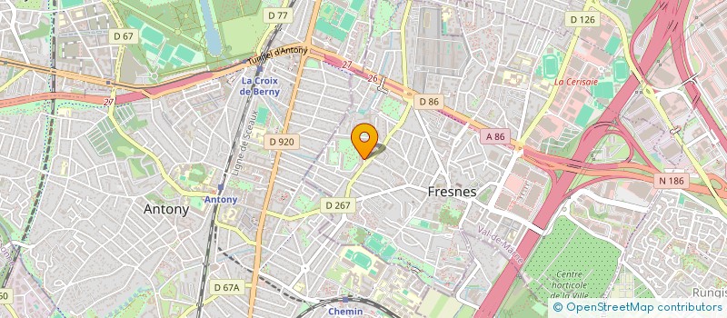 localisation de l'entreprise MADAME YANAI MFERE ALOUNA  FRESNES