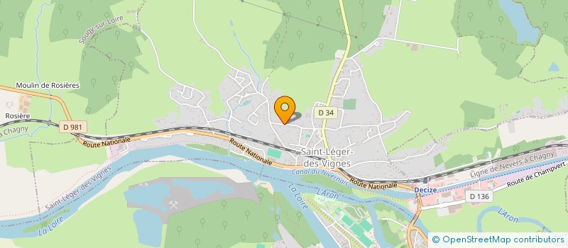 localisation de l'entreprise MADAME YANCA MARVILLE  SAINT-LEGER-DES-VIGNES