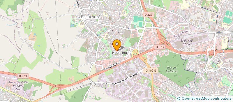 localisation de l'entreprise MADAME YANDE CLEMENT  BEAUCOUZE