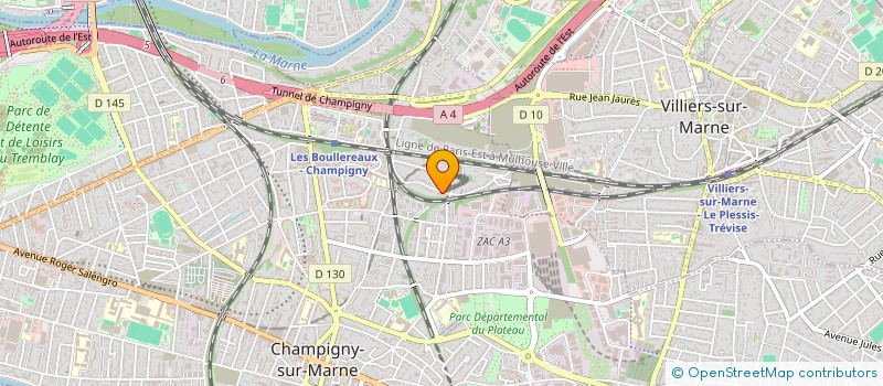 localisation de l'entreprise MADAME YANELLE DE LAFORCE  CHAMPIGNY-SUR-MARNE