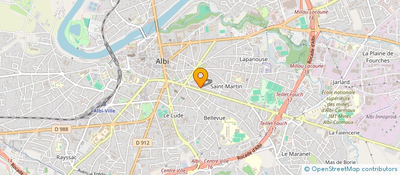 localisation de l'entreprise MADAME YANEURY ESPINOSA à ALBI