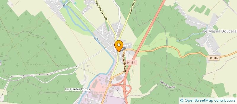 localisation de l'entreprise MADAME YANFAN CHEN  NORMANVILLE