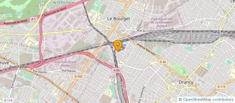 localisation de l'entreprise MADAME YANFEI DUAN à DRANCY