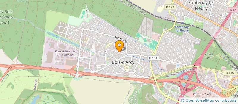 localisation de l'entreprise MADAME YANG WANG  BOIS-D'ARCY