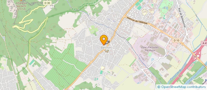 localisation de l'entreprise MADAME YANG YANG à BERNIN