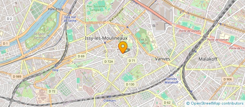 localisation de l'entreprise MADAME YANGNING SONG à ISSY-LES-MOULINEAUX