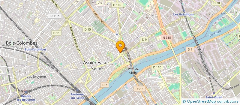 localisation de l'entreprise MADAME YANICE YAPI à ASNIERES-SUR-SEINE