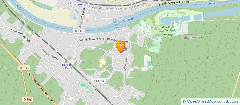 localisation de l'entreprise MADAME YANICK BACHELET  BOIS-LE-ROI