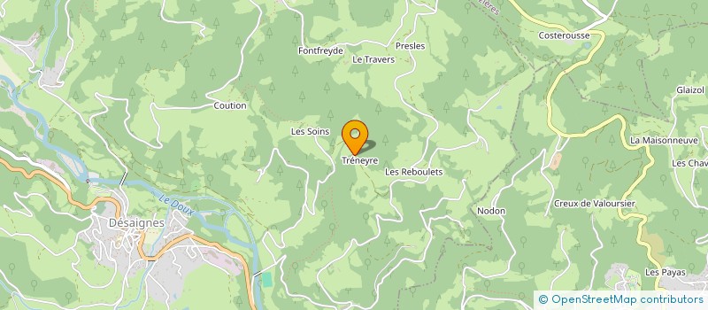 localisation de l'entreprise MADAME YANICK HOUDE  DESAIGNES