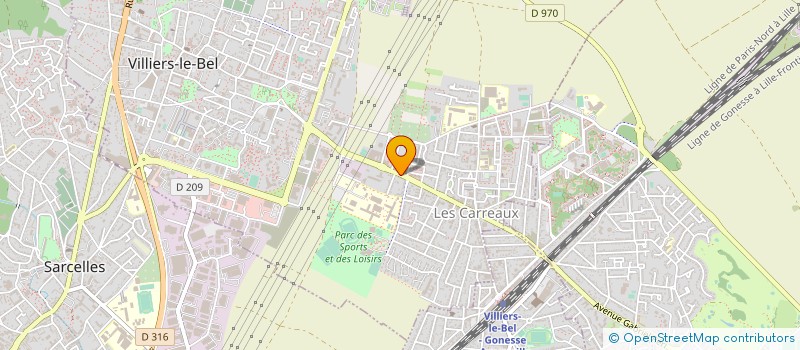 localisation de l'entreprise MADAME YANICK JEAN LAURENT à VILLIERS-LE-BEL