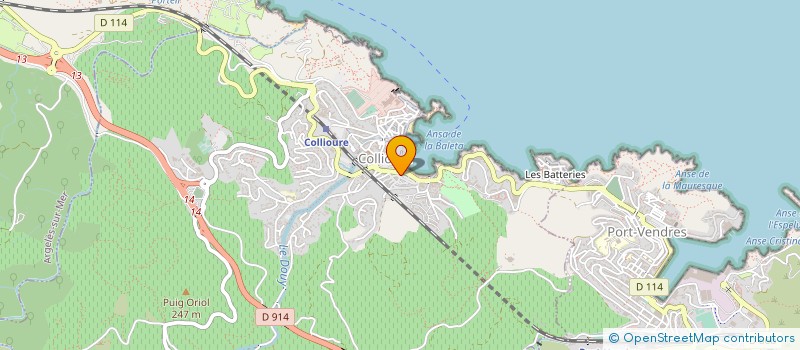 localisation de l'entreprise MADAME YANINA BORONSKI  COLLIOURE