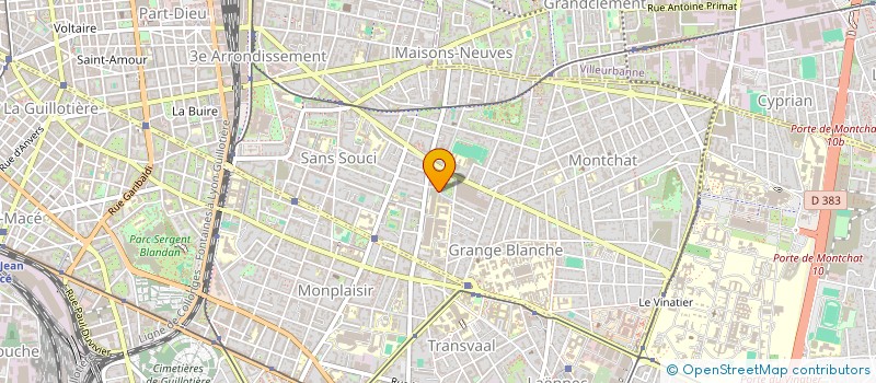 localisation de l'entreprise MADAME YANING LIU à LYON