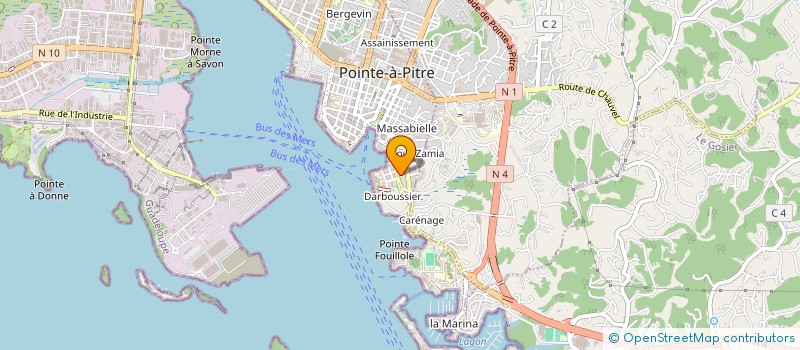 localisation de l'entreprise MADAME YANIS MANICORD à POINTE A PITRE