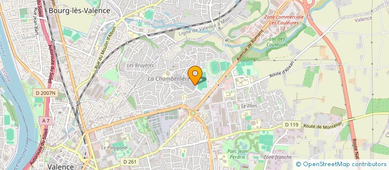 localisation de l'entreprise MADAME YANITSA HRISTOVA à VALENCE