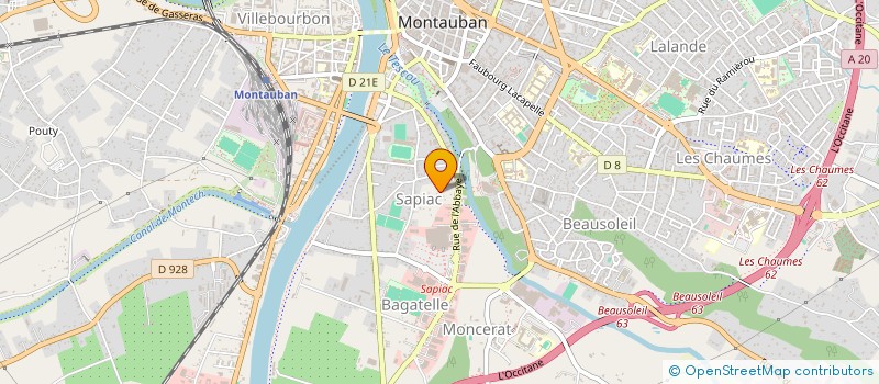 localisation de l'entreprise MADAME YANMEI SUN  MONTAUBAN