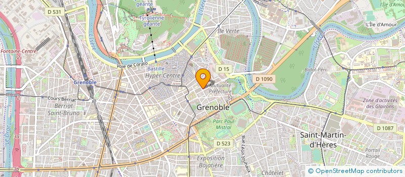 localisation de l'entreprise MADAME YANN BLANCHI à GRENOBLE