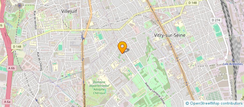 localisation de l'entreprise MADAME YANN LEBRETON  VITRY-SUR-SEINE