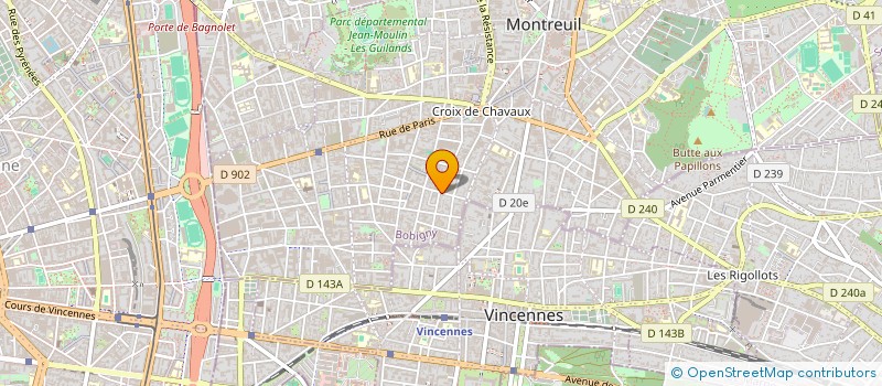 localisation de l'entreprise MADAME YANNA JAVAUDIN à MONTREUIL