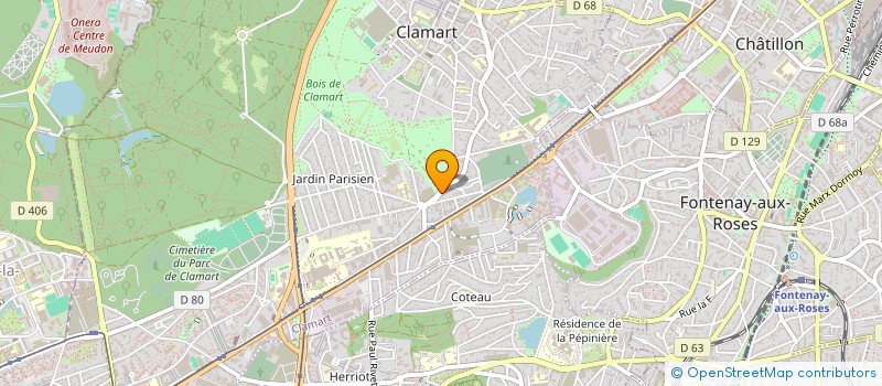 localisation de l'entreprise MADAME YANNA KERANFLEC'H à CLAMART