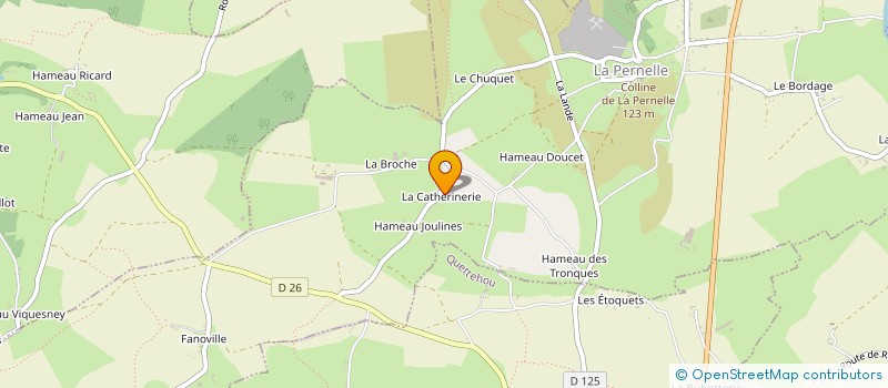 localisation de l'entreprise MADAME YANNA TSAGOURIA à LA PERNELLE