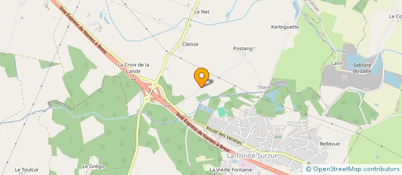 localisation de l'entreprise MADAME YANNE FERRAND  THEIX-NOYALO