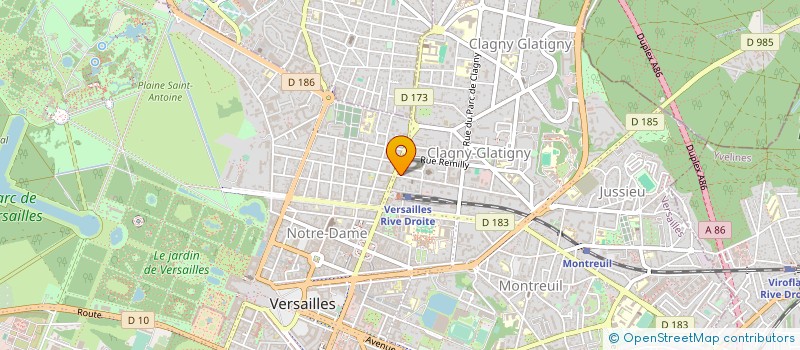localisation de l'entreprise MADAME YANNICK BASTAIN à VERSAILLES