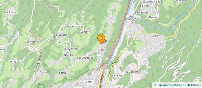 localisation de l'entreprise MADAME YANNICK BERMOND  PALLUD