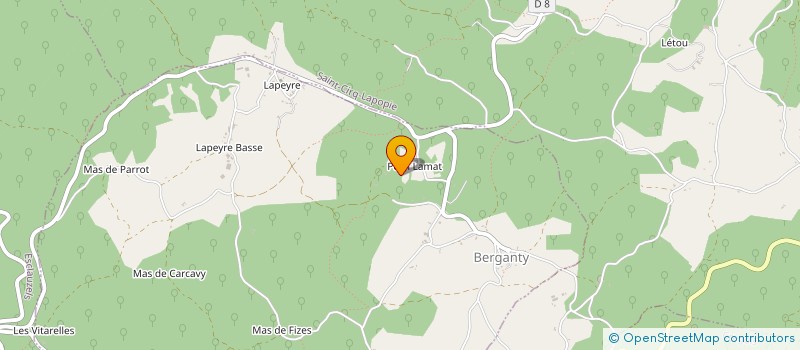 localisation de l'entreprise MADAME YANNICK BESSIERES  VILLESEQUE