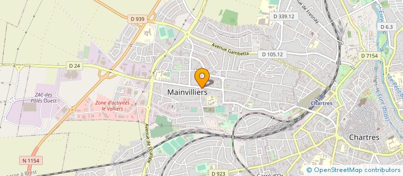localisation de l'entreprise MADAME YANNICK BLUM à MAINVILLIERS