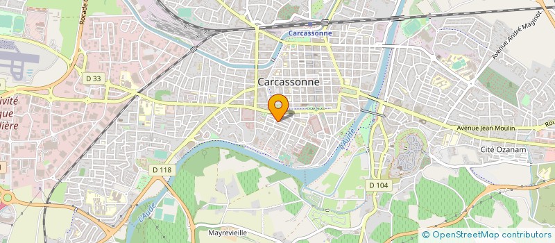 localisation de l'entreprise MADAME YANNICK BOLLON à CARCASSONNE