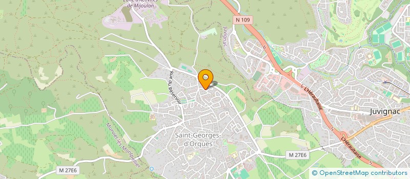 localisation de l'entreprise MADAME YANNICK COCHET  SAINT-GEORGES-D'ORQUES