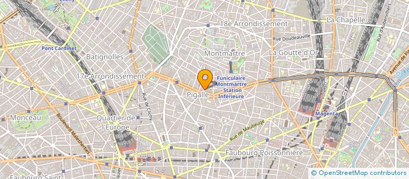 localisation de l'entreprise MADAME YANNICK COPIN à PARIS