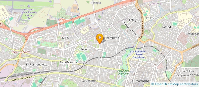 localisation de l'entreprise MADAME YANNICK DUMAS  LA ROCHELLE