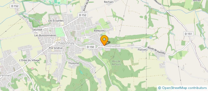 localisation de l'entreprise MADAME YANNICK DUMONTET FERNEY  CHAPONNAY