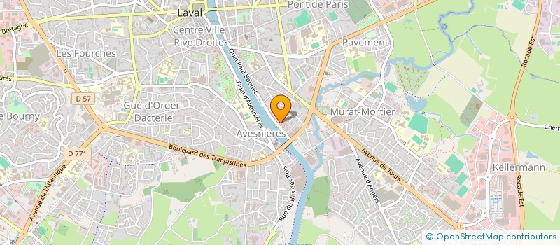 localisation de l'entreprise MADAME YANNICK GUIARD à LAVAL