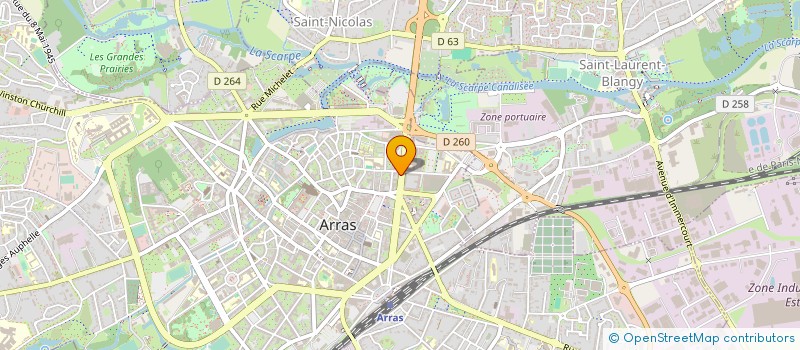 localisation de l'entreprise MADAME YANNICK HECQUET à ARRAS