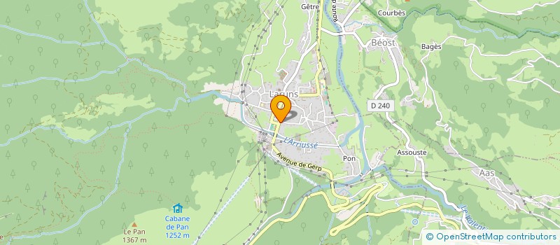 localisation de l'entreprise MADAME YANNICK JAFFRES  LARUNS