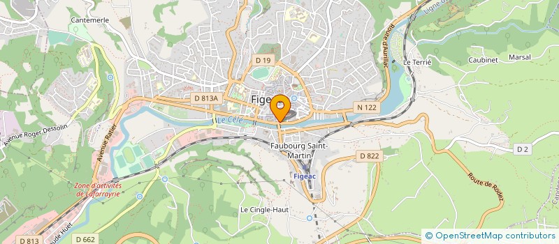 localisation de l'entreprise MADAME YANNICK JAY  FIGEAC