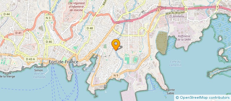 localisation de l'entreprise MADAME YANNICK JEAN-LOUIS  FORT-DE-FRANCE