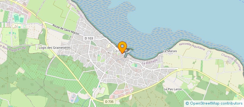 localisation de l'entreprise MADAME YANNICK LE MAT  LA FLOTTE