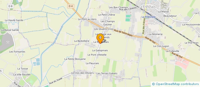 localisation de l'entreprise MADAME YANNICK LE PARANTHON à LA FRESNAIS